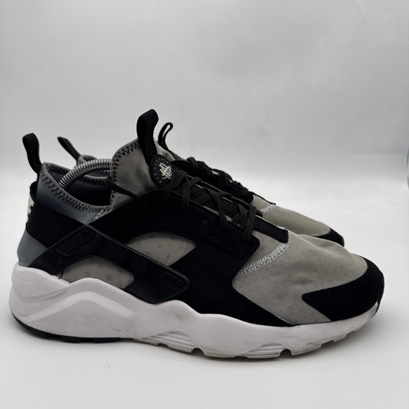 Nike Air Huarache Run Ultra Wolf Grey Black 819685-010 Men's US Size 9 Rare - Picture 4 of 16